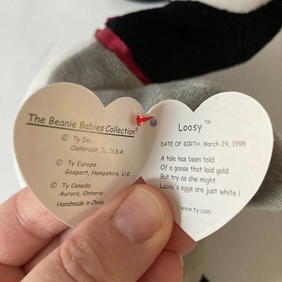 TY Beanie Baby 1998 Loosy The Goose Retired - Picture 4 of 4